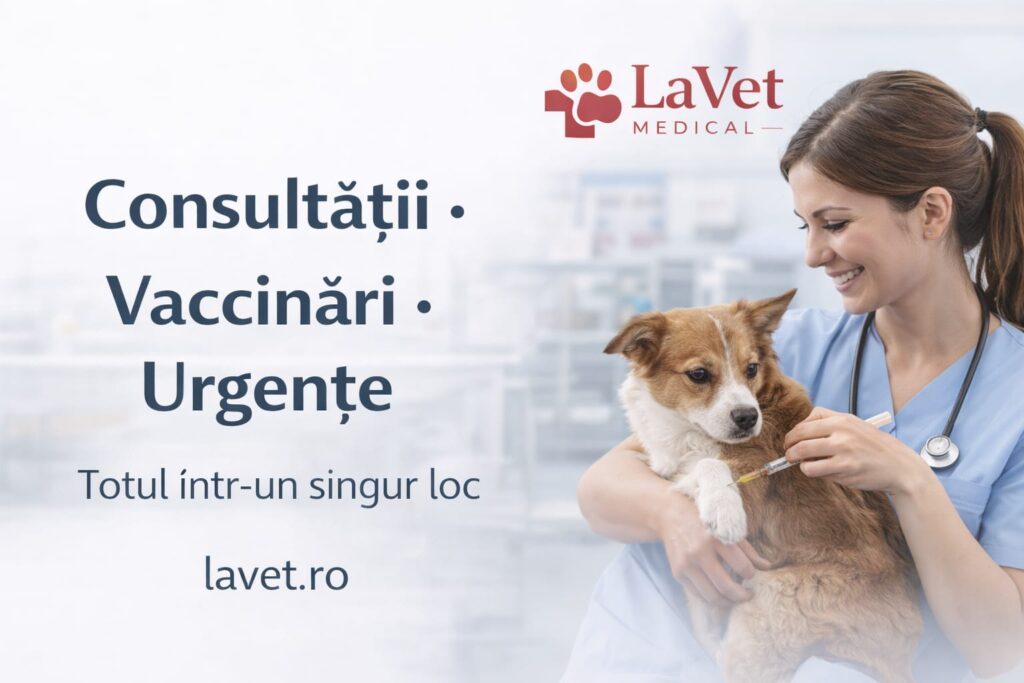 Servicii veterinare complete la LaVet Medical Sibiu - consultații, vaccinare, microcipare, analize, chirurgie și grooming
